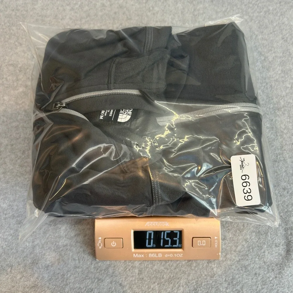 The North Face Hoodie Sweater Gray Black Mountain Athletics Full Zip Mens Medium